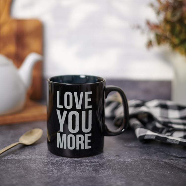 Primitives By Kathy Love You More Box Sign Mug