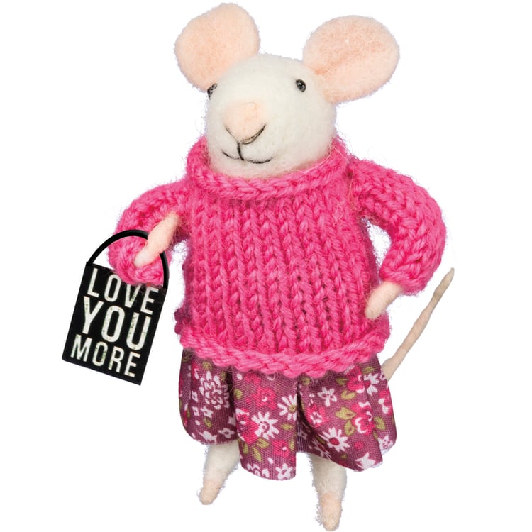 primitives by kathy Love You More Mouse Critter