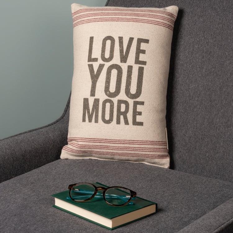 Primitives By Kathy Love You More Pillow