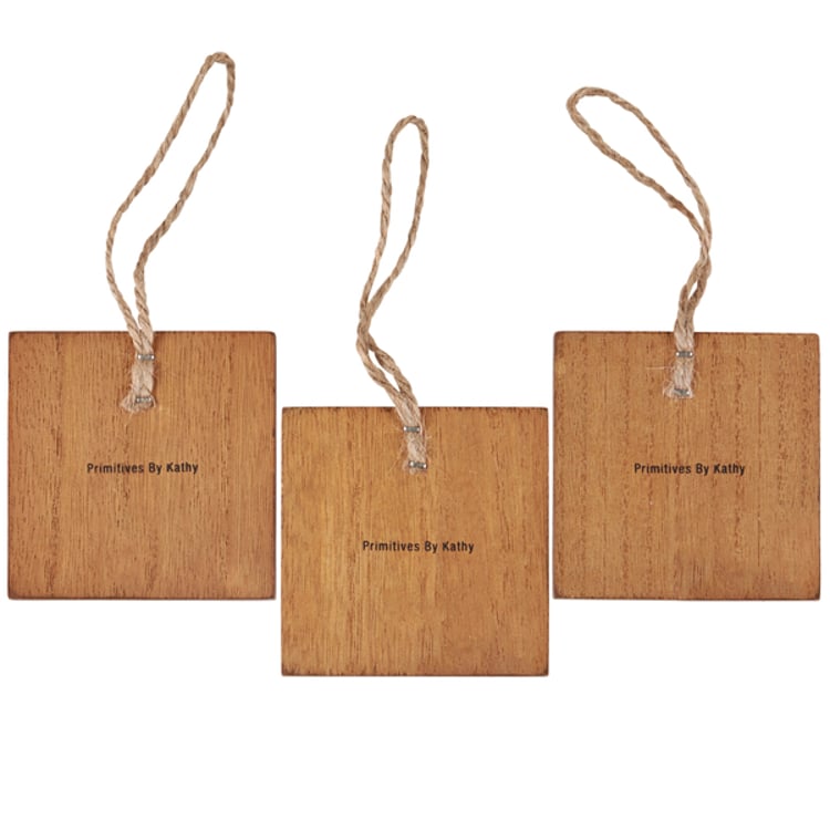 Primitives By Kathy Love You Ornament Set