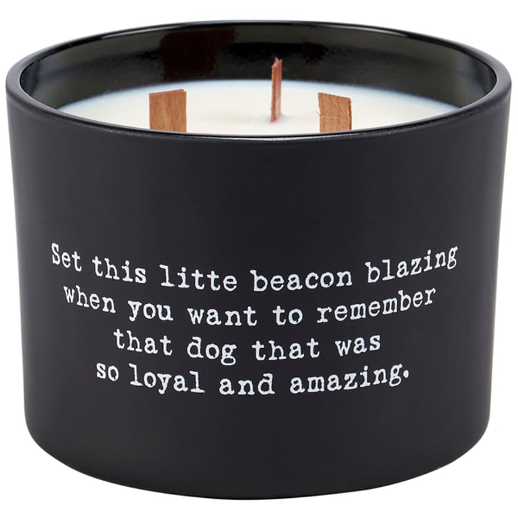 primitives by kathy Loyal Dog Poetry Candle