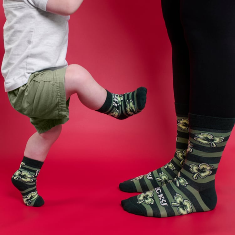 Primitives By Kathy Lucky Baby & Me Sock Set