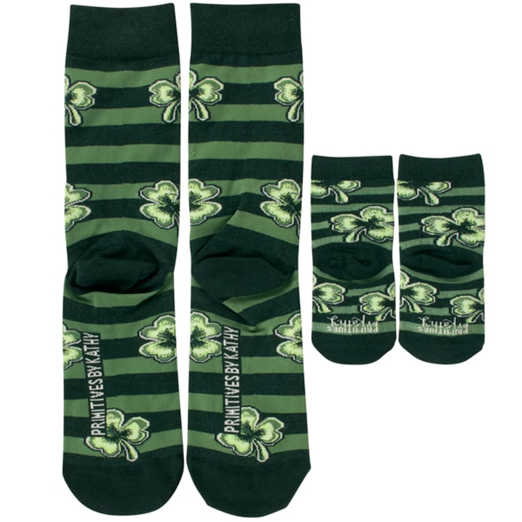 Primitives By Kathy Lucky Baby & Me Sock Set