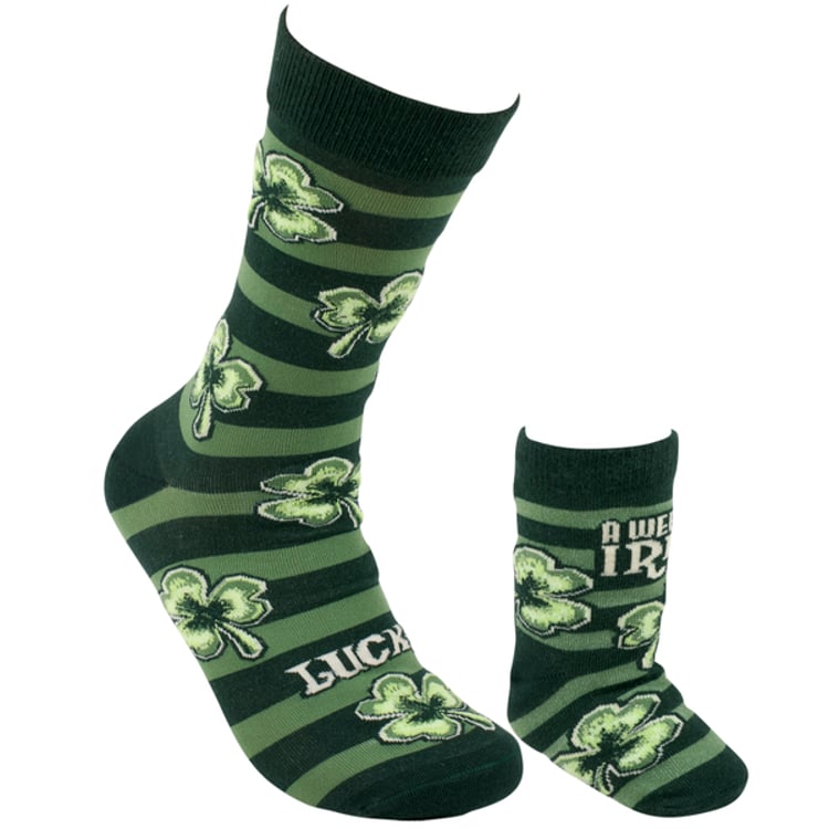 primitives by kathy Lucky Baby & Me Sock Set