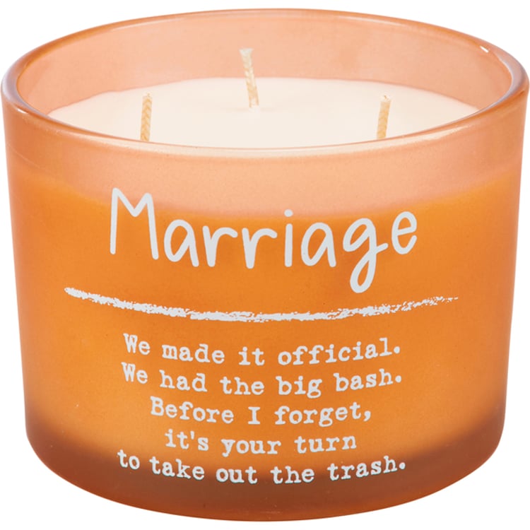 primitives by kathy Marriage Poetry Candle