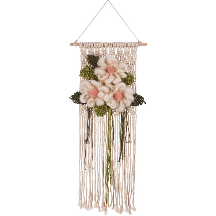 primitives by kathy Medium Floral Wall Hanging