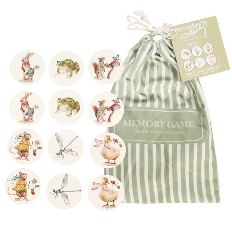 primitives by kathy Memory Garden Travel Game