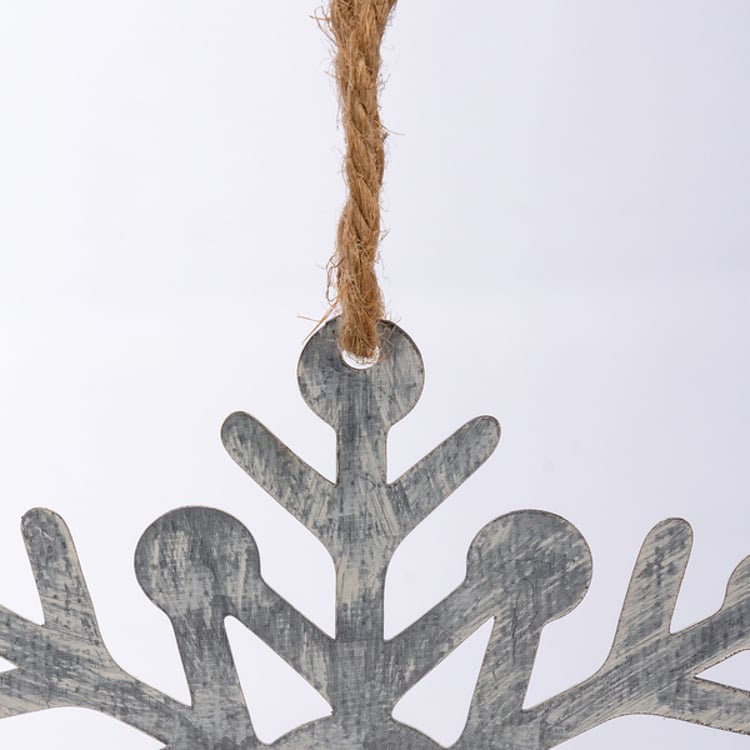 Primitives By Kathy Metal Snowflake Ornament