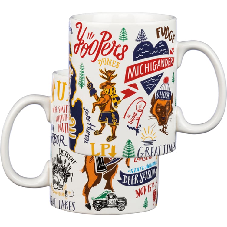 Primitives By Kathy Michigan Mug