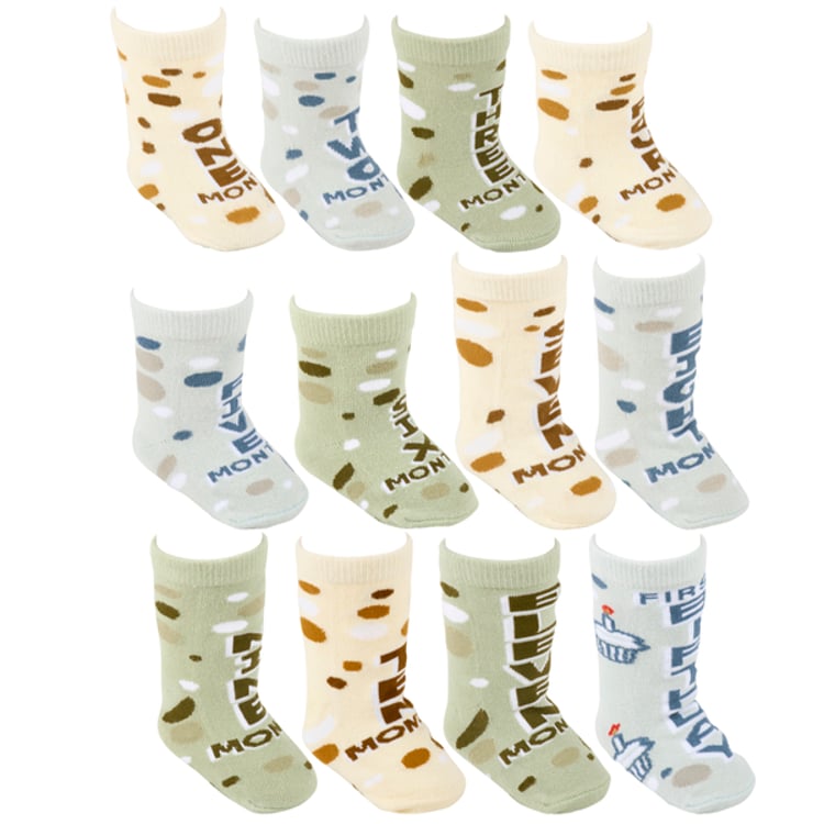 Primitives By Kathy Milestone Baby Sock Set