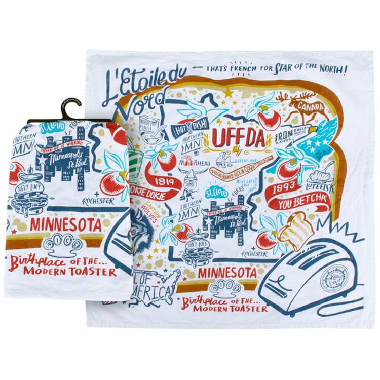 primitives by kathy Minnesota Kitchen Towel