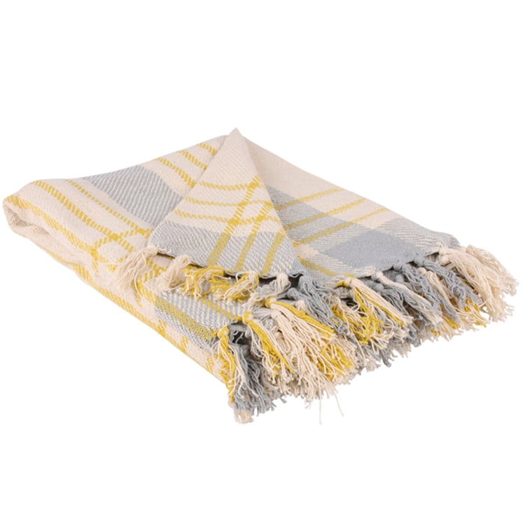 primitives by kathy Misty Blue Plaid Throw