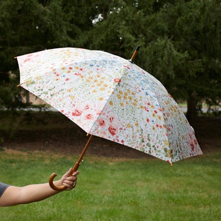 Primitives By Kathy Mixed Floral Umbrella