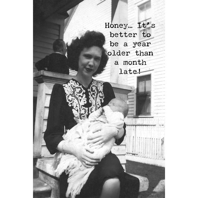 primitives by kathy Month Late Greeting Card