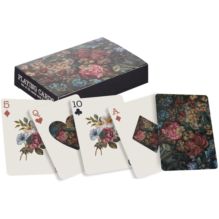 Primitives By Kathy Moody Floral Playing Cards
