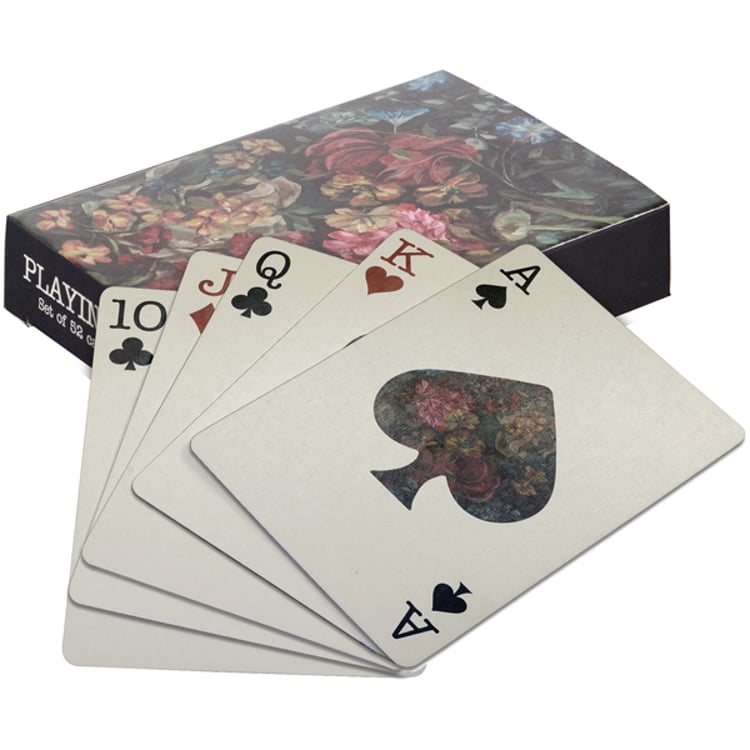 primitives by kathy Moody Floral Playing Cards