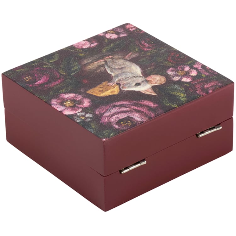 Primitives By Kathy More Than Cheese Hinged Box