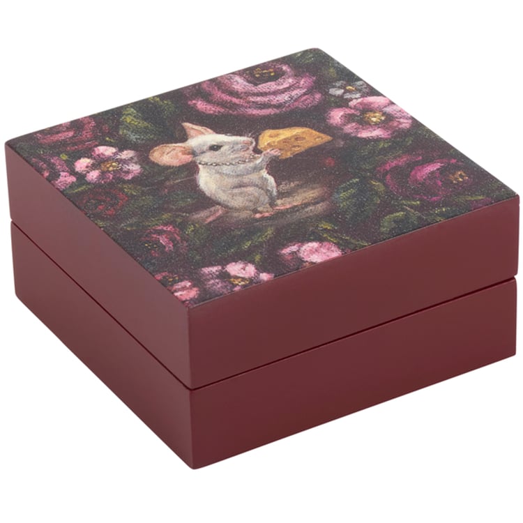 Primitives By Kathy More Than Cheese Hinged Box