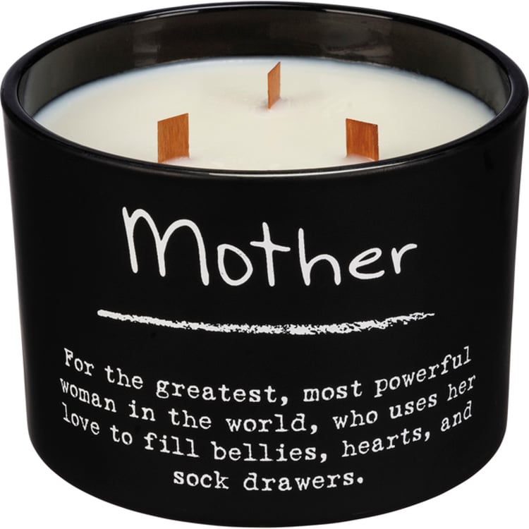 primitives by kathy Mother Poetry Candle
