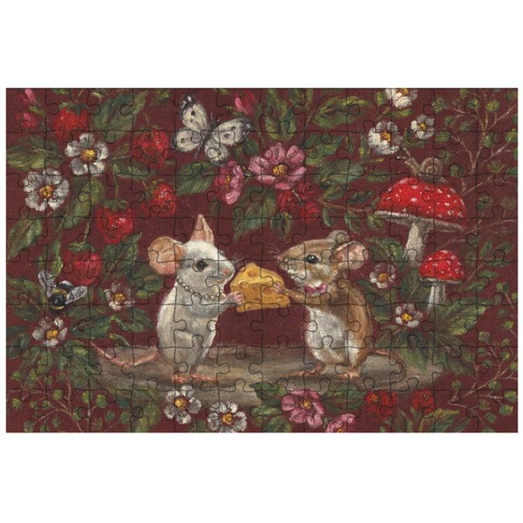 Primitives By Kathy Mouse Love 96 Piece Puzzle