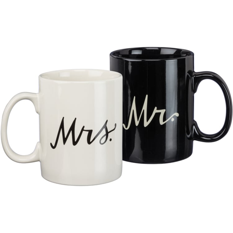 primitives by kathy Mr. & Mrs. Mug Set