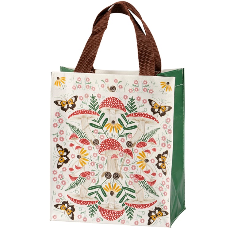 primitives by kathy Mushroom Art Daily Tote