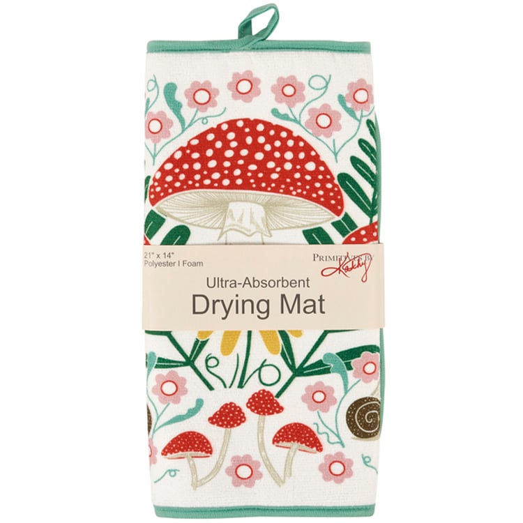 Primitives By Kathy Mushroom Art Drying Mat