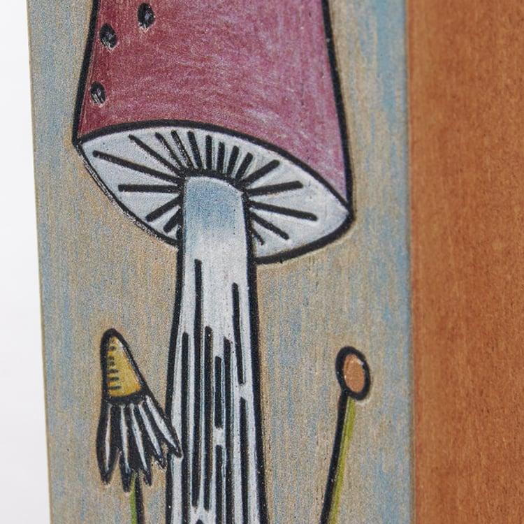 Primitives By Kathy Mushroom Block Sign