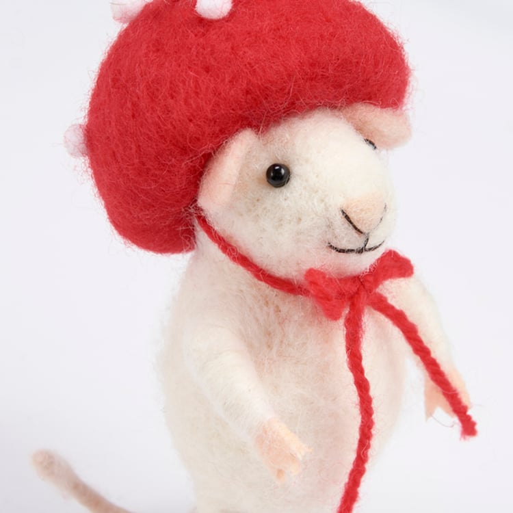 Primitives By Kathy Mushroom Hat Mouse Critter