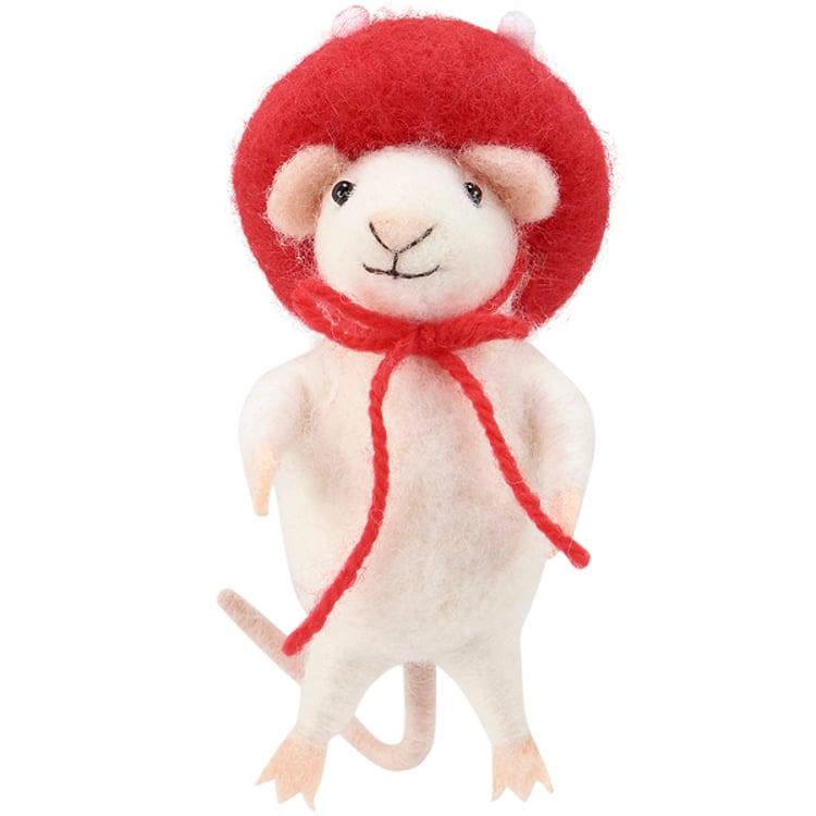 primitives by kathy Mushroom Hat Mouse Critter