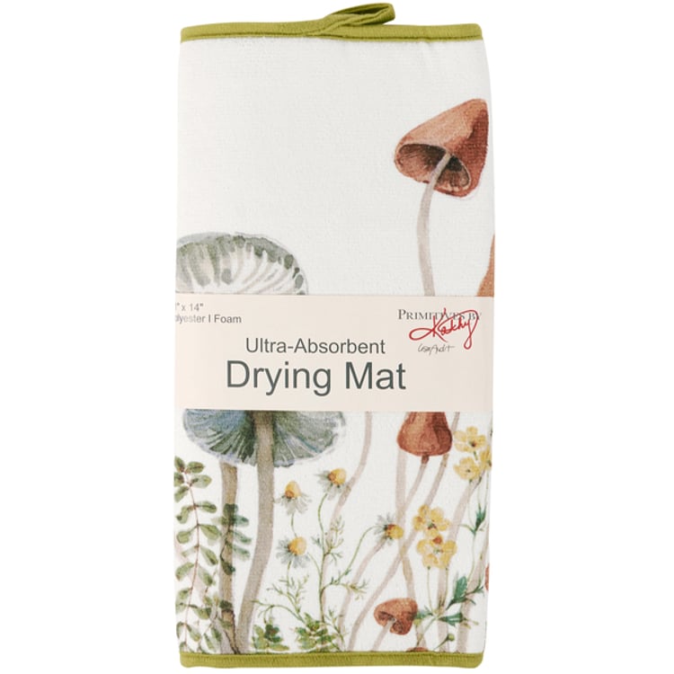 Primitives By Kathy Mushroom Study Drying Mat