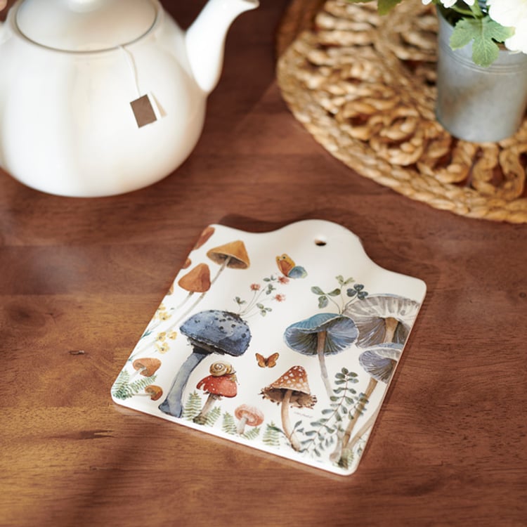 Primitives By Kathy Mushroom Study Trivet