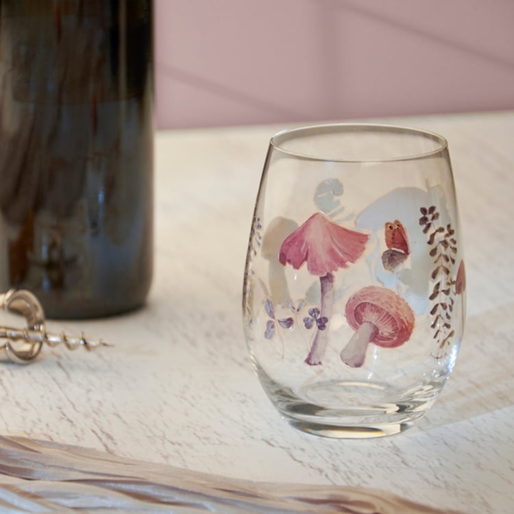 Primitives By Kathy Mushroom Study Wine Glass