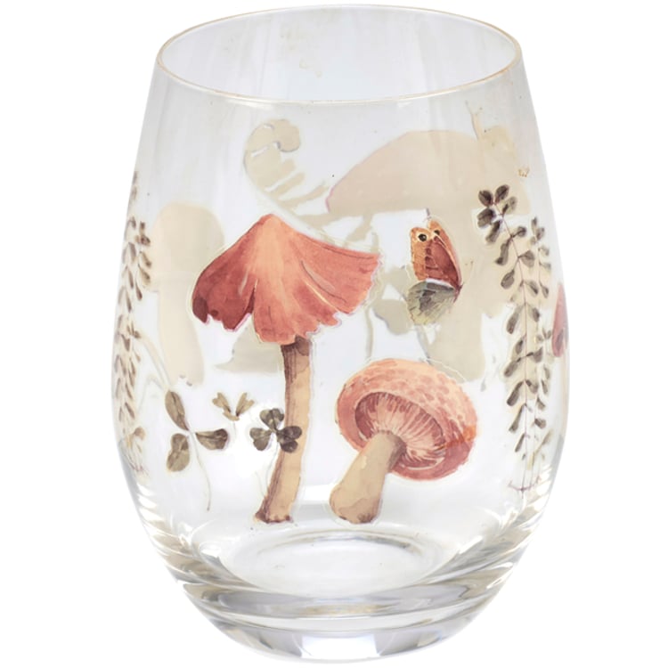 Primitives By Kathy Mushroom Study Wine Glass