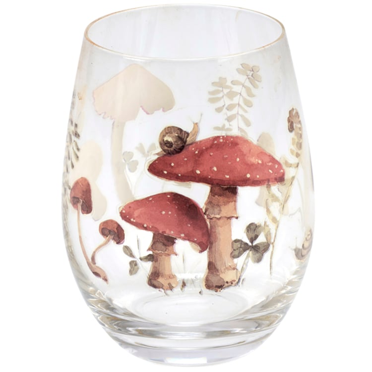 Primitives By Kathy Mushroom Study Wine Glass