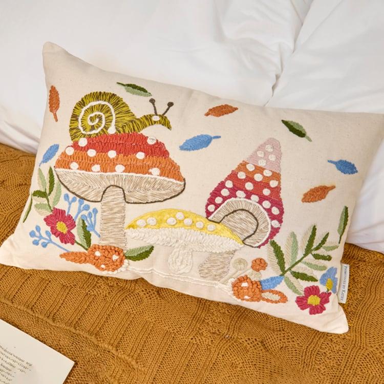 Primitives By Kathy Mushrooms Pillow