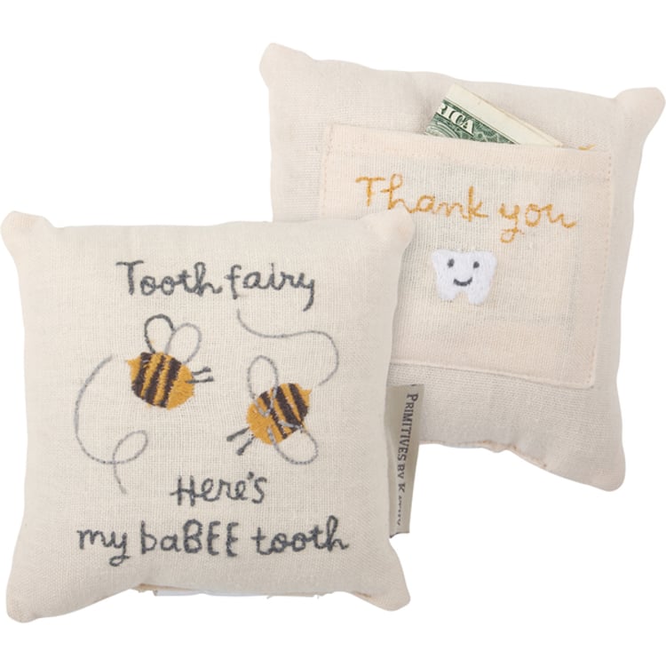 primitives by kathy My Babee Tooth Fairy Pillow