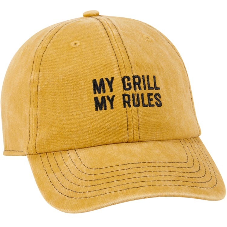 primitives by kathy My Grill My Rules Baseball Cap