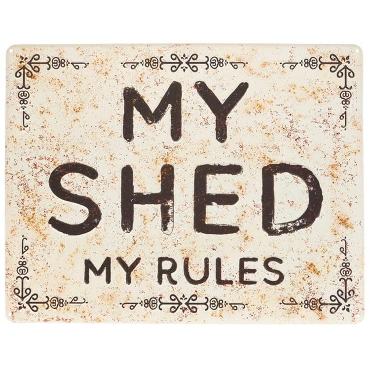 primitives by kathy My Shed My Rules Wall Decor