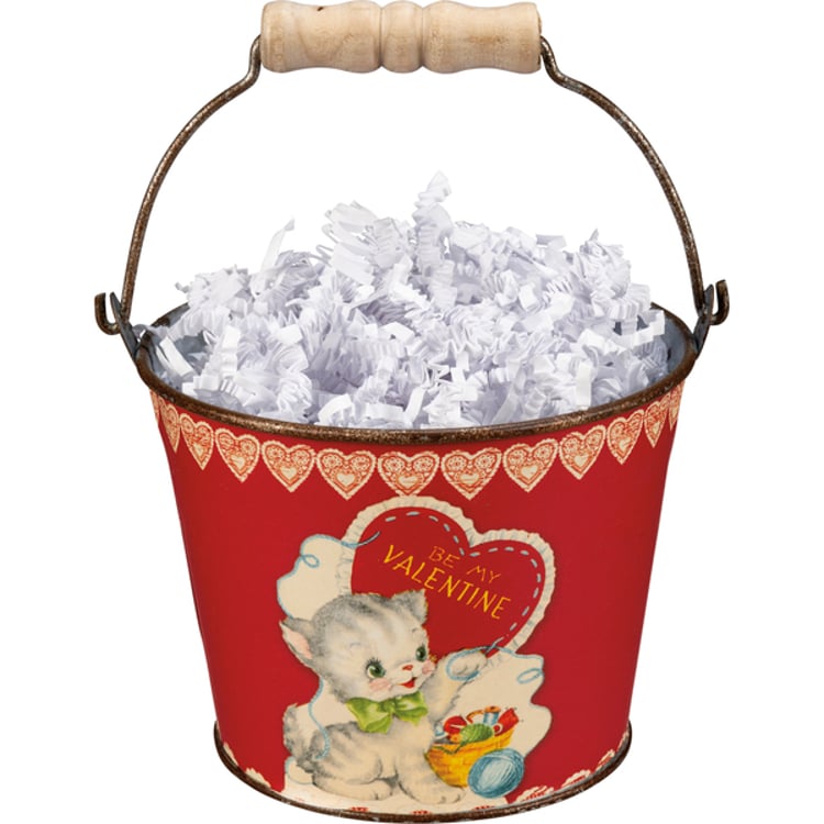 Primitives By Kathy My Valentine Bucket Set