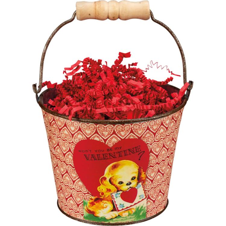 Primitives By Kathy My Valentine Bucket Set