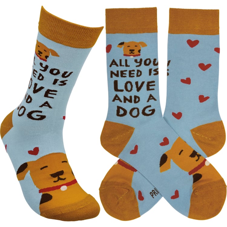 primitives by kathy Need Is Love And A Dog Socks