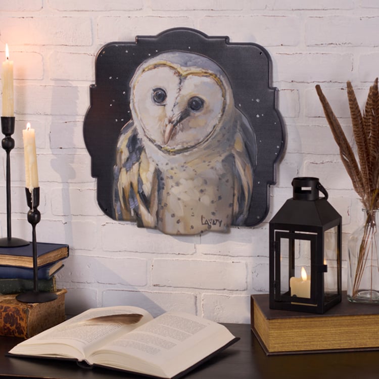 Primitives By Kathy Night Barn Owl Wall Decor