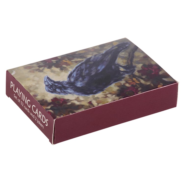 Primitives By Kathy Night Raven Playing Cards