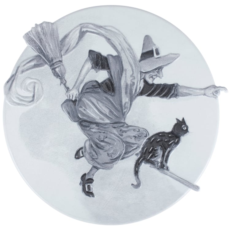 primitives by kathy Nimbus Witch Wall Decor