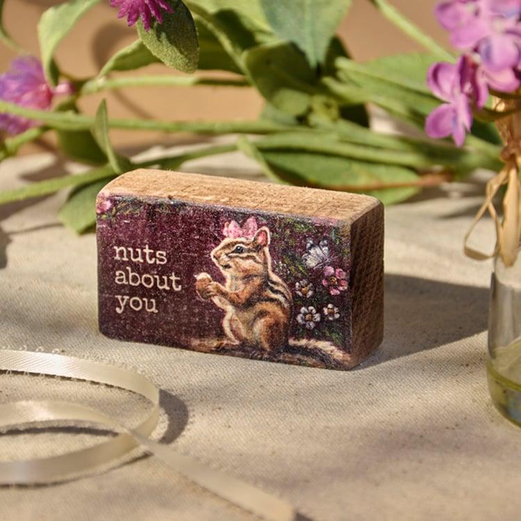 Primitives By Kathy Nuts About You Block Sign