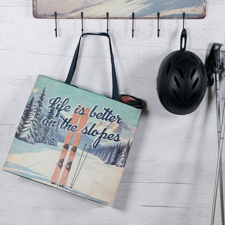 Primitives By Kathy On The Slopes Shopping Tote