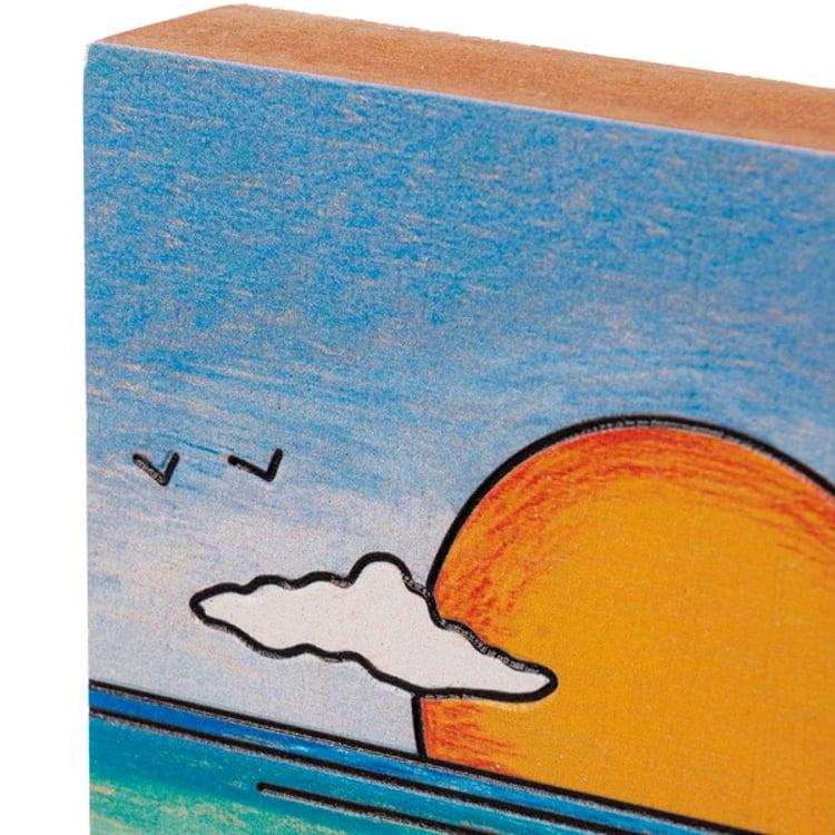 Primitives By Kathy Our Happy Place Block Sign