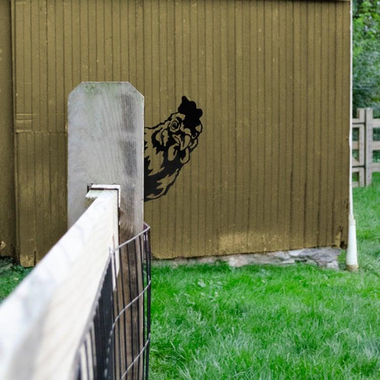 Primitives By Kathy Outdoor Metal Chicken Decor