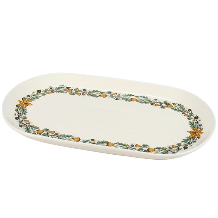 primitives by kathy Oval Nouveau Botanical Platter